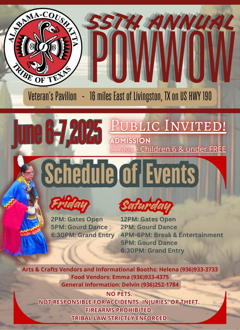 55th Annual POWWOW - AC Tribe of Texas
